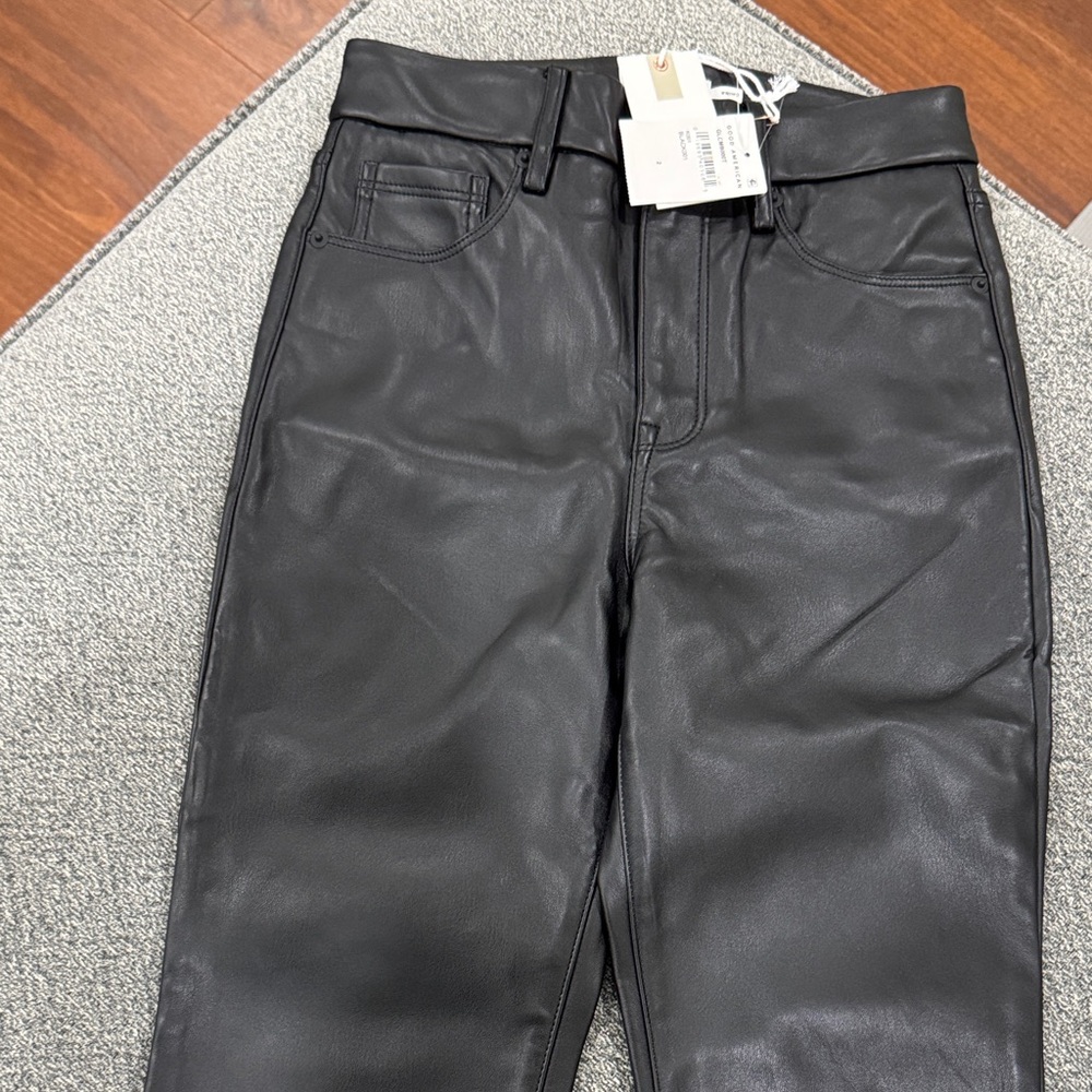 Good American Black Boot Cut Pants